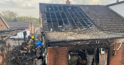 Fire destroys house and treasured photos as elderly man made homeless