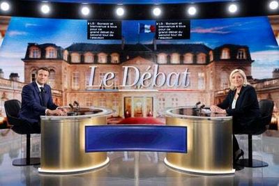 Emmanuel Macron and Marine le Pen clash over Putin & cost of living in French election debate