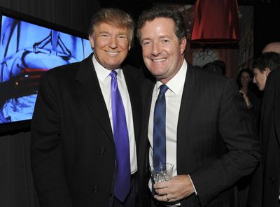 Trump confronts Piers Morgan, storms out