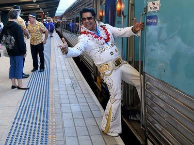 The Elvis Express makes its way to Parkes