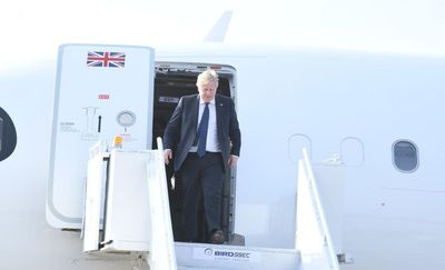 British PM Boris Johnson arrives in Ahmedabad, visits Sabarmati Ashram