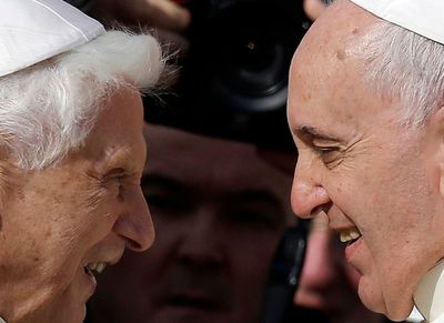 Benedict XVI turns 95 as book focuses on anomaly of 2 popes