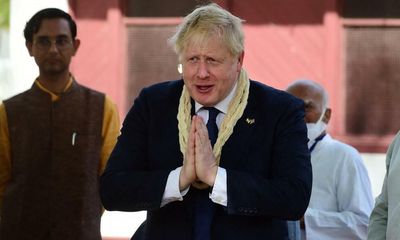 MPs should wait for ‘full facts’ on Partygate, says Johnson in India