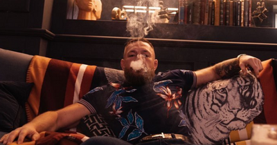 Conor McGregor wishes fans a 'happy 420 day' from behind plume of smoke
