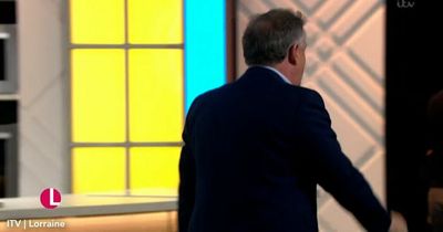 Piers Morgan 'storms off' Lorraine set on dramatic return to ITV