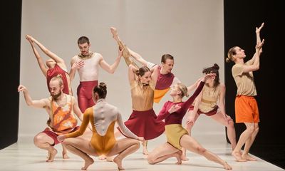 National Dance Company Wales review – comedy and menace with rumbling tums and giant steps