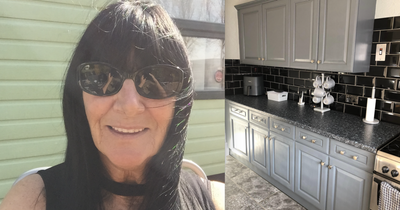 OAP DIYer transforms dated kitchen for just £76 - saving £3k