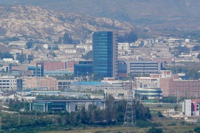 Seoul reports fire at abandoned joint factory park in North