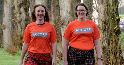 Friends taking on Glasgow Kiltwalk to raise money for Accord Hospice