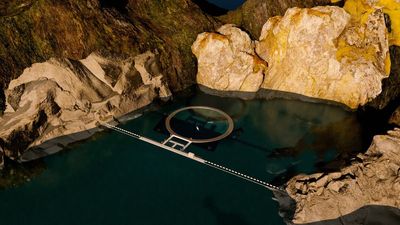 World-first floating habitat to aid whales’ reintroduction to open water