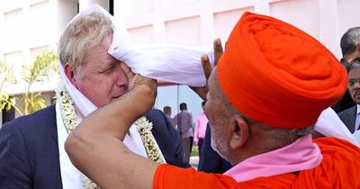 Rattled Boris Johnson moans Partygate furore is 'not useful' as it overshadows India trip