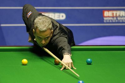 Noppon Saengkham beats Luca Brecel to book place in World Snooker Championship second round