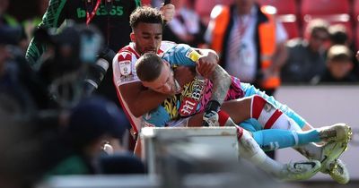 Bristol City and Stoke charged by FA following scuffle between Dan Bentley and Jacob Brown