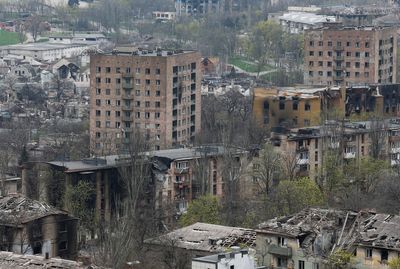 Satellite images show mass grave near Mariupol, Maxar says