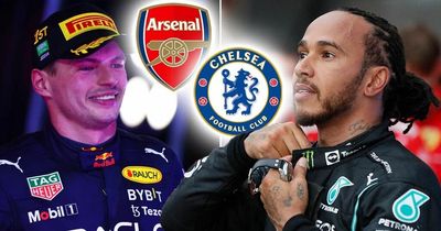Max Verstappen teases Lewis Hamilton amid role in Chelsea takeover bid with Arsenal comment