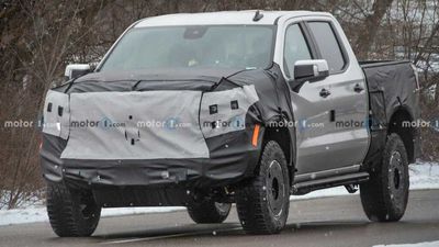 Chevrolet Silverado ZR2 Bison Spied Showing With Tweaked Bumpers