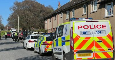 Man rushed to hospital after horror smash on Scots road sees Corsa pushed into house