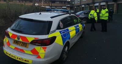 Police descend on Arthur's Hill estate as man reportedly 'throws items' from top-floor flat
