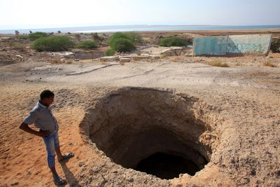 Earth Day: Jordan farmers frustrated over shrinking Dead Sea