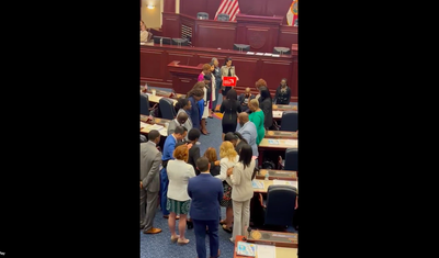 Florida Democrats protest Ron DeSantis congressional map that would remove two majority-Black districts