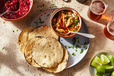 How to warm up corn tortillas
