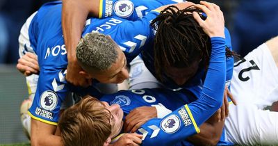 Everton remaining Premier League fixtures compared to Burnley and relegation rivals