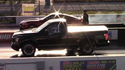 Supercharged Ford F-150 Surprises GT500, Camaro ZL1 At Drag Strip