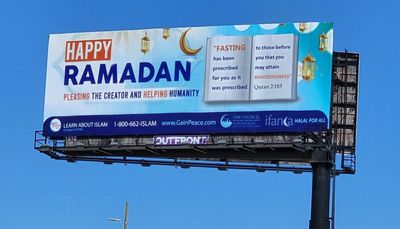 Billboard along Interstate 294 —near O’Hare — aims to raise awareness for Ramadan