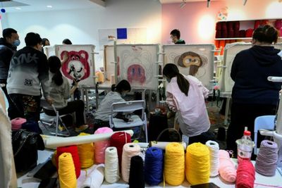 Tuft love: Young Chinese weave away stress with crafts
