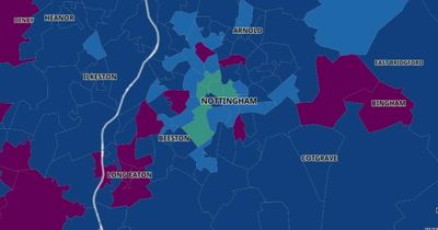 12 Nottinghamshire neighbourhoods with Covid rates above national average