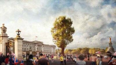 Platinum Jubilee: 70ft living tree sculpture by Thomas Heatherwick to stand outside Buckingham Palace