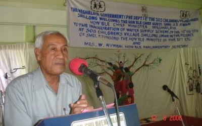 Former Meghalaya CM J.D. Rymbai no more
