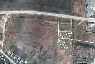 Ukraine war: Satellite images appear to show mass graves near Mariupol