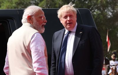 Boris Johnson refuses to travel in Russian-built helicopter for Indian factory trip