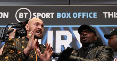 Dillian Whyte makes one-word John Fury comment after what happened in Tyson Fury face-off