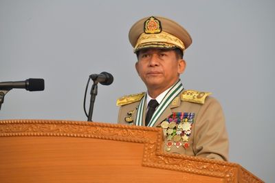 Myanmar junta chief calls for peace talks with ethnic rebels