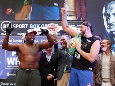 Tyson Fury vs Dillian Whyte weigh-in LIVE: Latest updates as heavyweights hit scales before fight