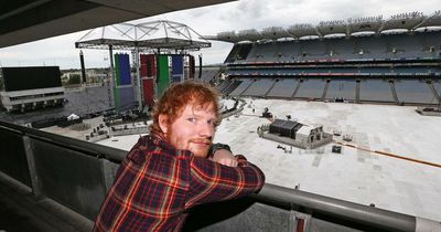 Ed Sheeran says all his family have travelled to Dublin for gigs with wife and daughter on tour