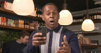 GMB's Andi Peters savaged by ITV cameraman as he makes dig in hilarious skit
