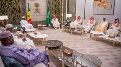 Saudi Crown Prince Meets with Senegal's President in Jeddah