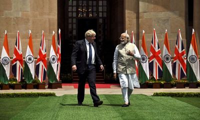 The Guardian view on Boris Johnson in India: flying into trouble