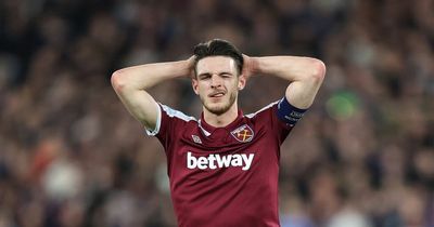 Declan Rice rejects new contract and is 'open' to move with Man Utd and Chelsea keen