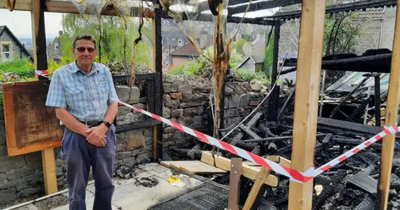 Police investigate after charity set ablaze in suspected arson