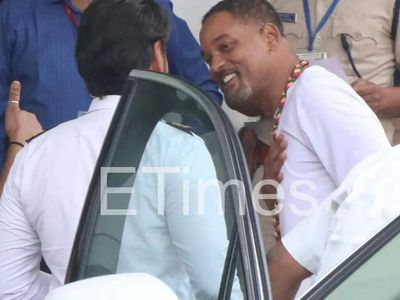 After Oscar ban, Will Smith spotted at Mumbai airport; another Bollywood project on the cards? - Pics inside