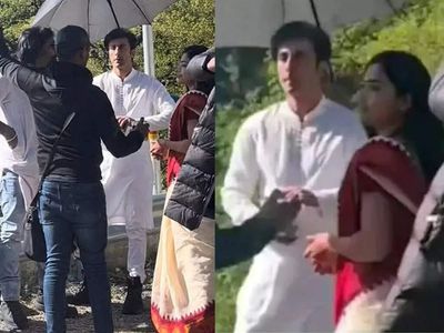 Ranbir Kapoor and Rashmika Mandanna's first look from 'Animal' LEAKED from Manali sets - WATCH