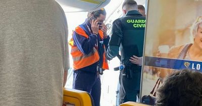 Ryanair flight bound for Spain forced to divert after passenger 'kicks off for no reason' on plane