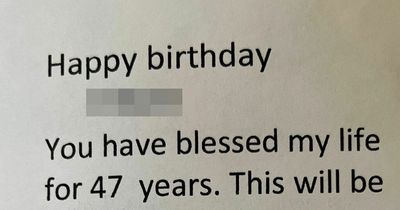 Man's 'last' birthday card from 98-year-old grandma has people in tears