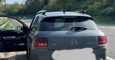 Manchester Airport driver parked on hard shoulder to dodge parking charges