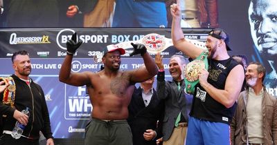 Tyson Fury planning to have post-fight drinks with rival Dillian Whyte