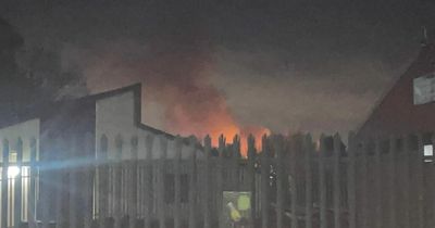 Fire crews spend hours tackling blaze at Gorton allotment